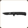 Image 1 : Elite Tactical Backdraft 3.5" Manual Folding Knife, 1/2 Serrated Steel Blade, New