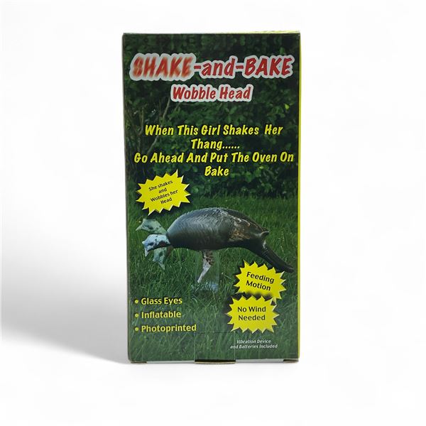 Cherokee Sports Shake-and-Bake Wobble Head Female Turkey Decoy, New