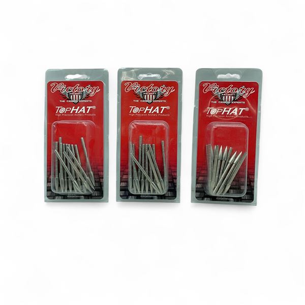 Victory Archery TopHat Points for Field Point VAP .221, 12 Pack X 4 Qty