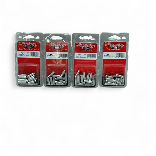 Victory Archery Aluminum Inserts Standard .245, 24 Qty and Aluminum Insert V-Force, 24 Qty