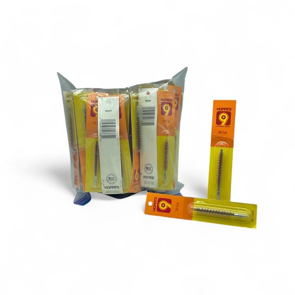 Hoppe's 30 Cal Bore Cleaning Brushes X 80 Qty