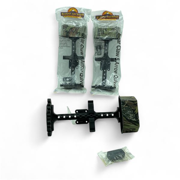 Alpine Archery Bear Claw 5 Arrow Quiver X 3
