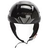 Image 3 : LS2 Helmets Rebellion Motorcycle Half Helmet, Gloss Black, Size: X-Large, New