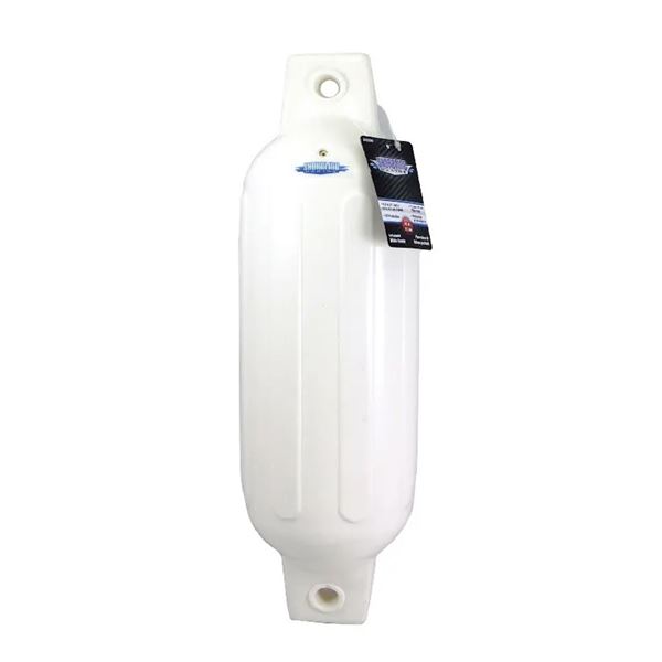 Shoreline Marine Inflatable Fender, White, 5.5" X 20", New