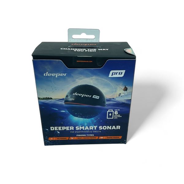 Fish Deeper Smart Castable Sonar for Smartphones and Tablets, New