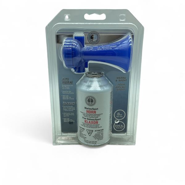 Blue Dog Marine Safety Air Horn, 8 oz, New