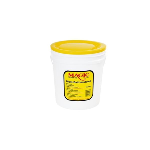 Magic Multi-Bait Insulated Bucket, 8 Quart, New