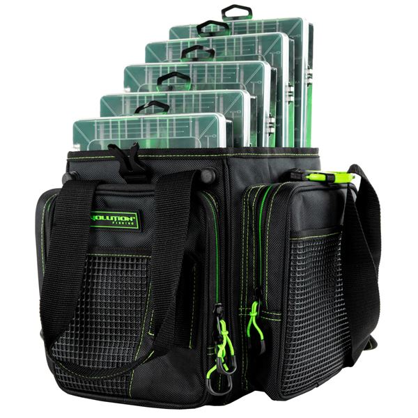 Evolution Vertical 3600 Drift Series Tackle Bag, Green, New