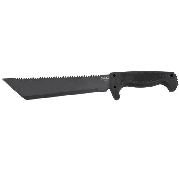 SOG Sogfari 10" Tanto Saw Blade Machete, New