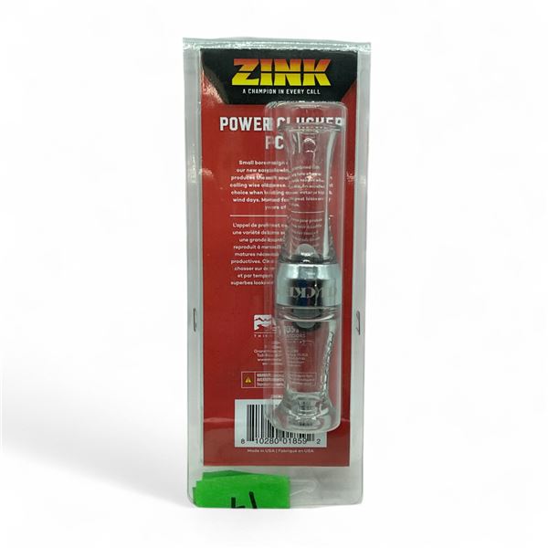 Zink Power Clucker PC-1 Goose Call, New