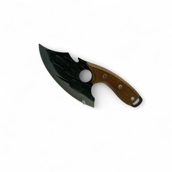 Fixed 5.25" Blade Knife with Wooden Handle, New
