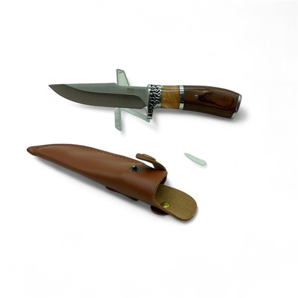 Columbia Fixed 4" Blade Knife with Sheath, New
