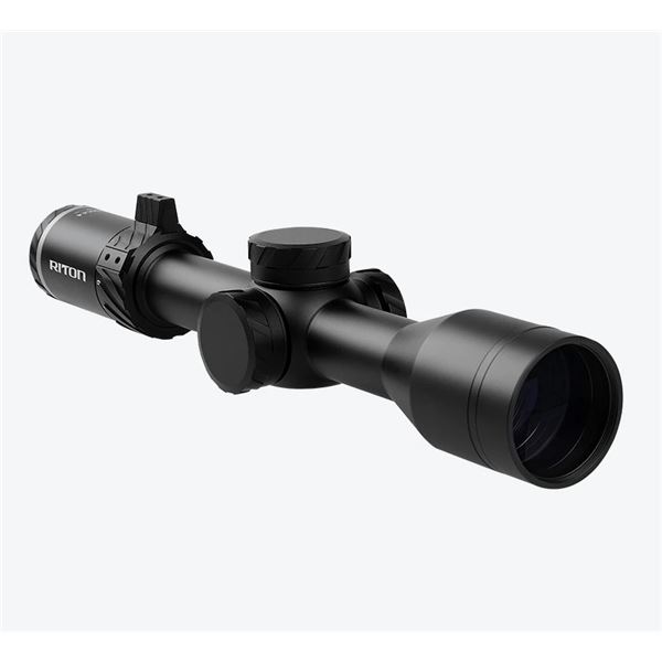 Riton 5 Primal 2-12x44 Riflescope, PHD Reticle, 30mm Tube, SFP + MOA, New