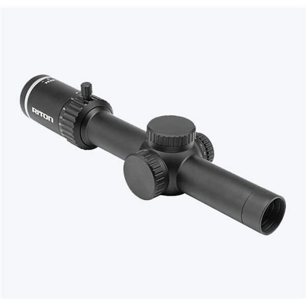 Riton 3 Tactix 1-8×24mm Scope, OT SFP Illuminated Reticle, 30mm Tube, New
