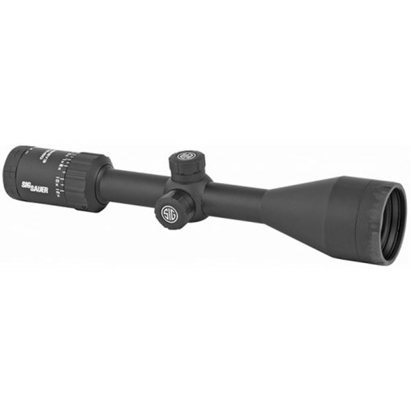 Sig Sauer Whiskey 3 4-12x50mm Scope, SFP, BDC-1 Quad Plex Reticle, New