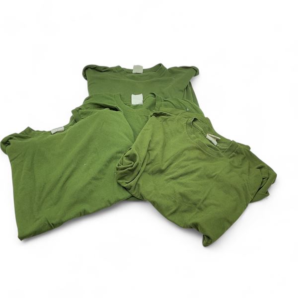Logistik Under Shirt, Green Size XL X 4 Qty