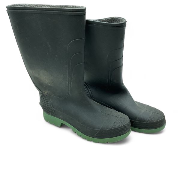 Rubber Boots Size 7, Black