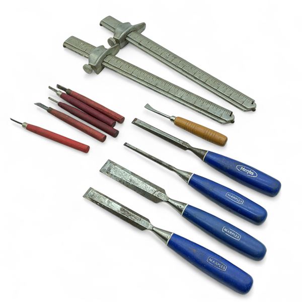 Assorted Chisels and Tools