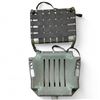Image 1 : Stools, 1 Mesh with Strap and One Plastic Stool with Case Underneath for Calls, Etc