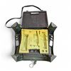 Image 2 : Stools, 1 Mesh with Strap and One Plastic Stool with Case Underneath for Calls, Etc