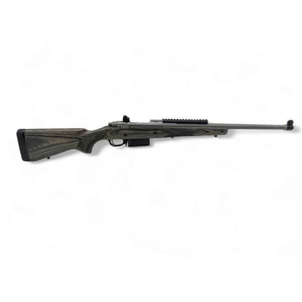 Ruger Stainless Scout Rifle Left Hand Bolt Action Rifle .308 Win 18.7" Barrel Laminate Stock
