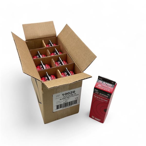 CCI Blazer Pour Pack 22 LR 38 Grain RN Ammunition, 3400 Round Case