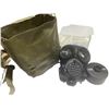 Image 1 : 1x CZ Gas Mask Set With Filter and Chemical Hazmat Suit In Size  3 Large - Condition New