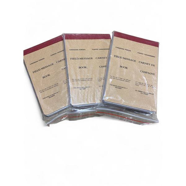 3x Canadian Forces Notepad