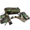 Image 1 : 1x 7 POCKET FANNY BAG BLACK , 1 X 7 POCKET FANNY BAG BLACK WOODLAND CAMO