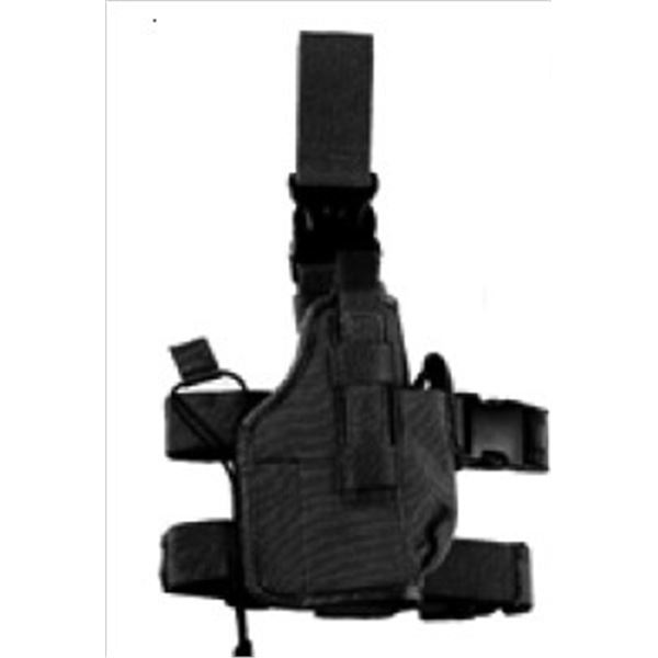 3x 041621 Parklands Duty Leg Holster Black Adjustable
