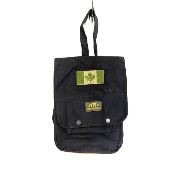 2X 030007-EMB BLACK MAP CASE BAG