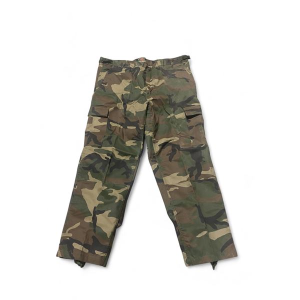2X Mens  BDU Uniform Pant Woodland Camo Size 2-XLarge-Regular