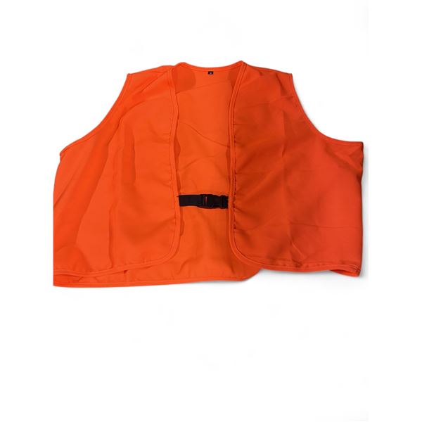 3x Orange Hunting Vest Size Medium