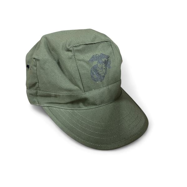 6x Marine Corps Logo Cadet Hat Olive Size Large