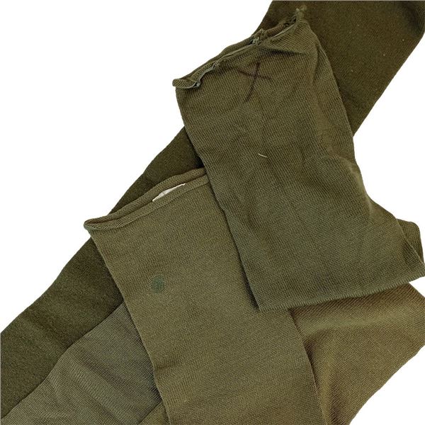 5X US Military Issue Wool Scarf Neckwear Extremely Warm 100% Wool Olive Green USGI