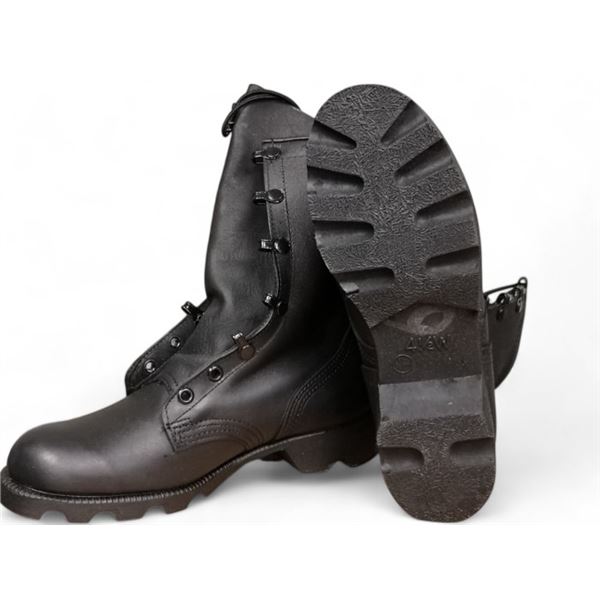 1x Mcrae Combat Boots Black Size 10W