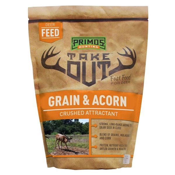 Primos Take Out Grain & Acorn 5 Lb Bag, New