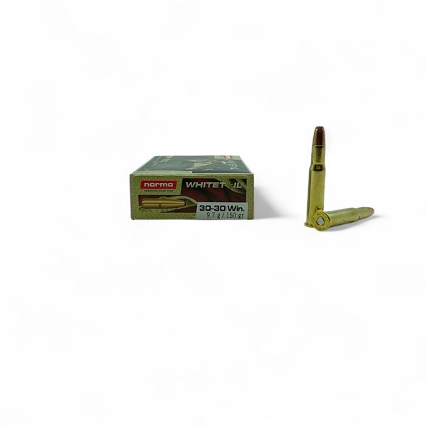 Norma Whitetail 30-30 Win, 150 Grain Ammunition, 18 Rounds