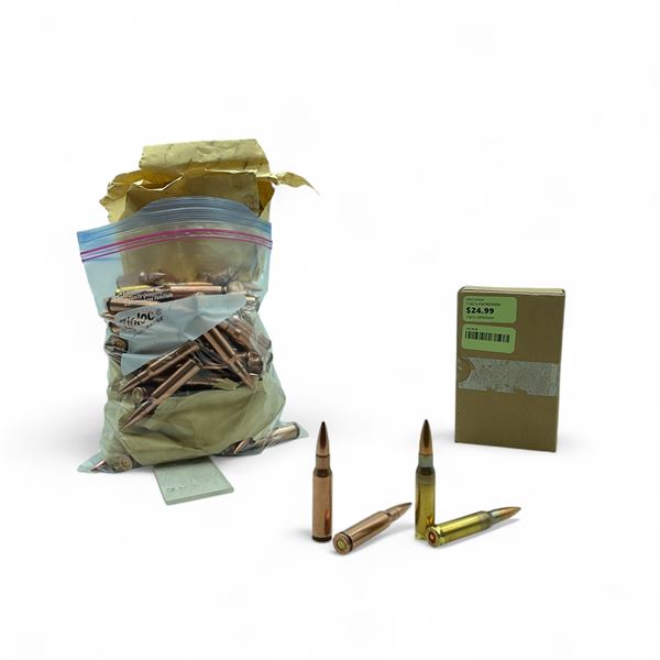 Assorted 7.62 and .308 Ammunition, Approximately 100 Rounds