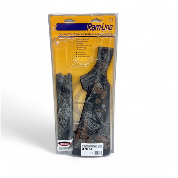 Ram-Line Camo Synthetic Replacement Stock Set For Remington 870 Shotgun, New
