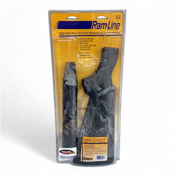 Ram-Line Camo Synthetic Replacement Stock Set For Remington 7400/740 Rifle, New