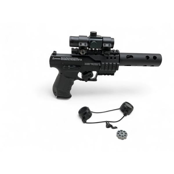 Umarex Walther Nighthawk CO2 Air Pistol .177 Caliber Pellet Pistol With Walther Red Dot