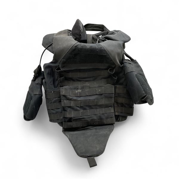 Halo Level IIIA Ballistic Vest and Lighthawk XT Plate, Size Lg, With Accessory