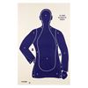 Image 1 : Champion Traps and Targets Police Silhouette 25 Yard Pistol Paper Targets, 100 Qty
