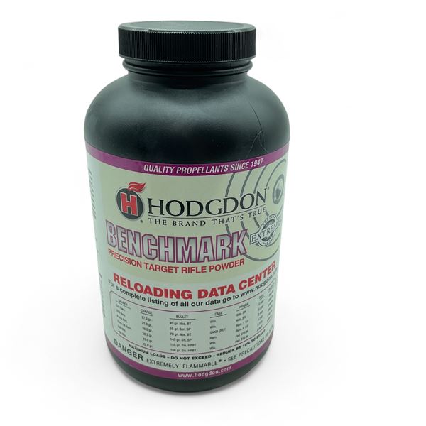 Hodgdon Benchmark Precision Target Rifle Powder, 1 lb