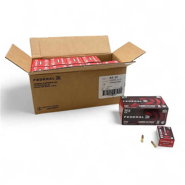 American Eagle AE22 22LR, 38 Grain HP, Case of 4000