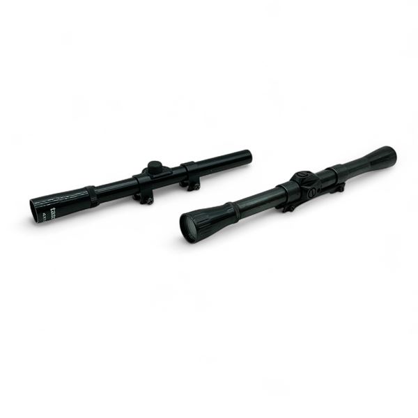 Weaver C6 Scope on Mount and Tasco 4x15 Scope on Rings
