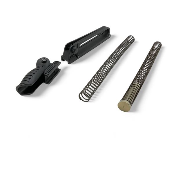 AR15 Carrying Handle, Buffer, Buffer Spring X 2 and Vertical Fore Grip