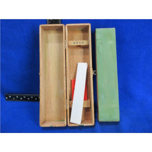 Puma Leather Strop Knife Sharpener with Wood Box