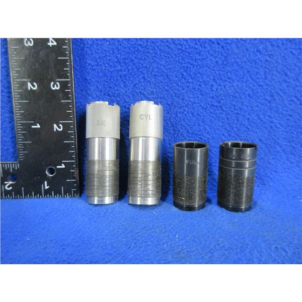 4 - 12 Gauge Choke Tubes - Marked SK, CYL, IMP CYL,  and Full